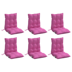Niedriglehner Auflagen 6er-Set Rosa Oxford