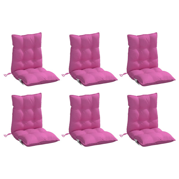 Niedriglehner Auflagen 6er-Set Rosa Oxford