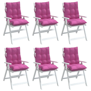 Niedriglehner Auflagen 6er-Set Rosa Oxford