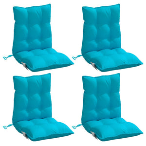 Niedriglehner Auflagen 4er-Set Türkis