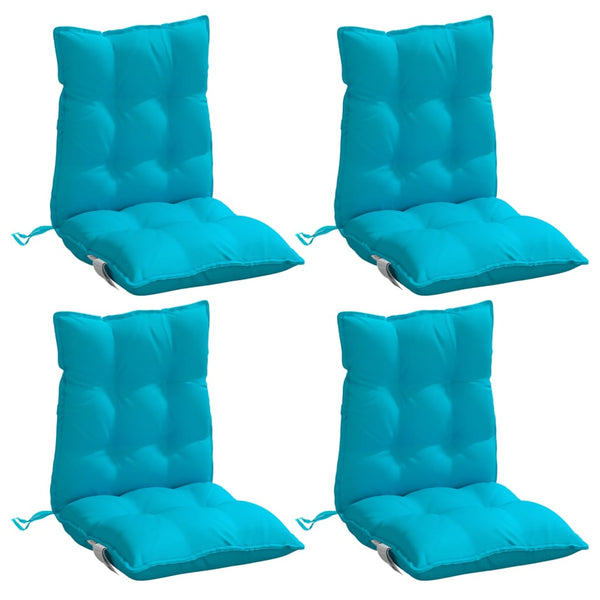 Niedriglehner Auflagen 4er-Set Türkis