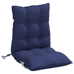 Niedriglehner Auflagen 4er Set Marineblau
