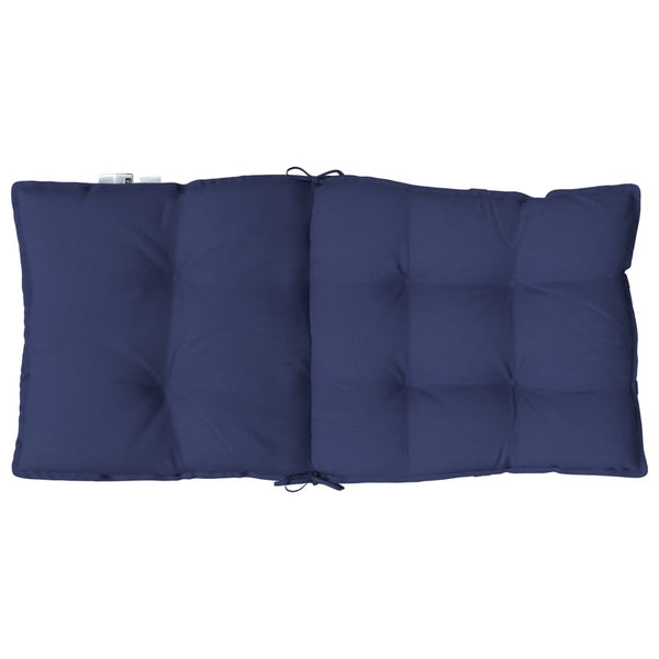 Niedriglehner Auflagen 4er Set Marineblau