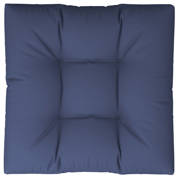 Marineblaues Palettenkissen 70x70 cm