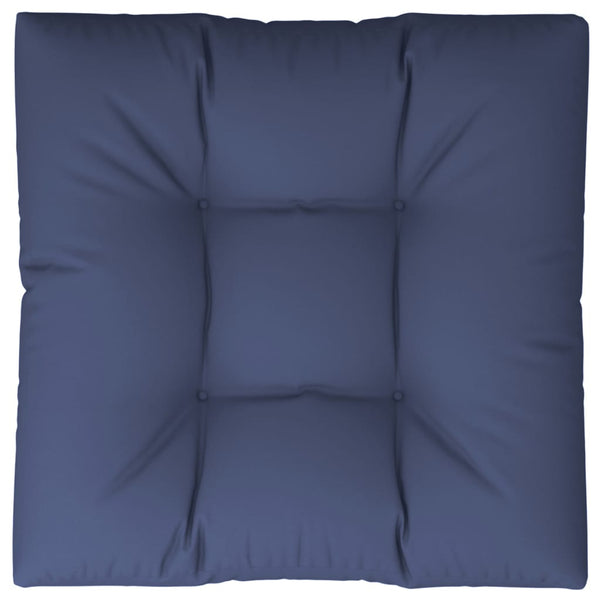 Marineblaues Palettenkissen 80x80 cm