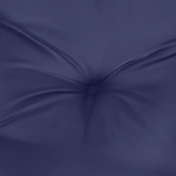 Marineblaues Palettenkissen 70x40 cm