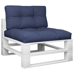 Marineblaues Palettenkissen-Set 70x40