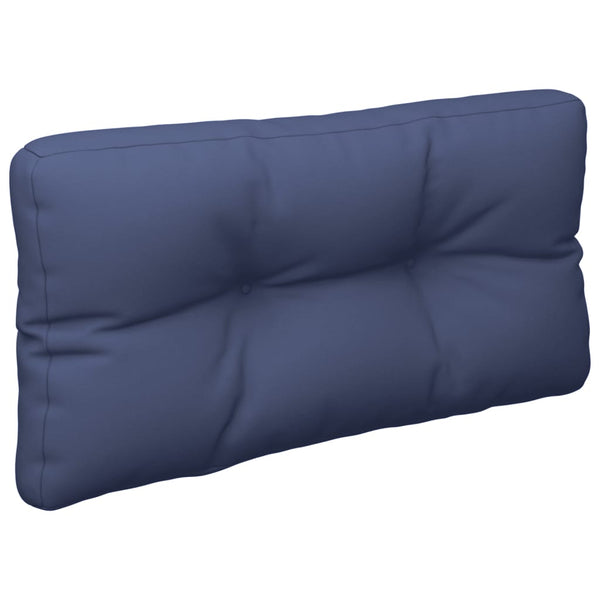 Marineblaues Palettenkissen-Set 70x40