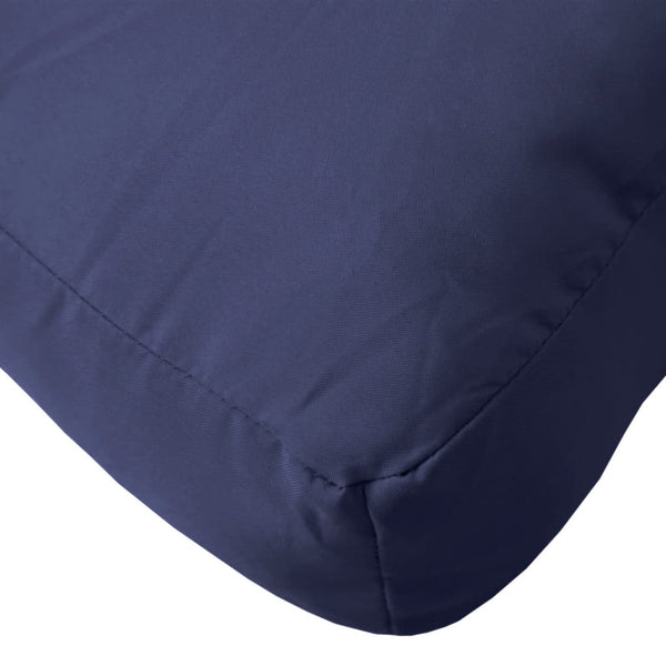 Marineblaues Palettenkissen-Set 70x40