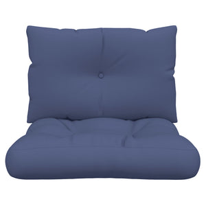 Marineblaues Palettenkissen Set 60x38 cm