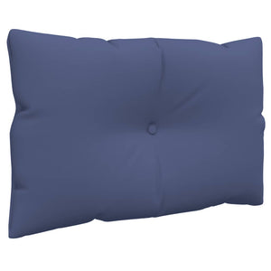 Marineblaues Palettenkissen Set 60x38 cm