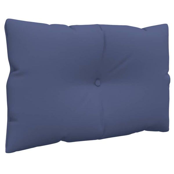 Marineblaues Palettenkissen Set 60x38 cm