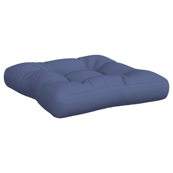 Marineblaues Palettenkissen Set 60x38 cm