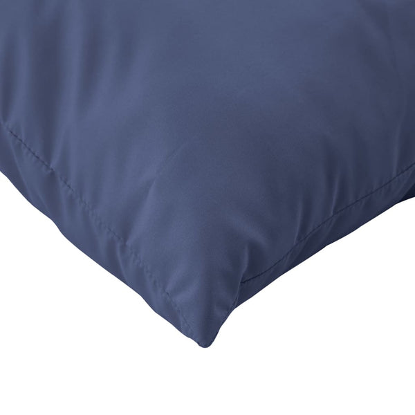 Marineblaues Palettenkissen Set 60x38 cm
