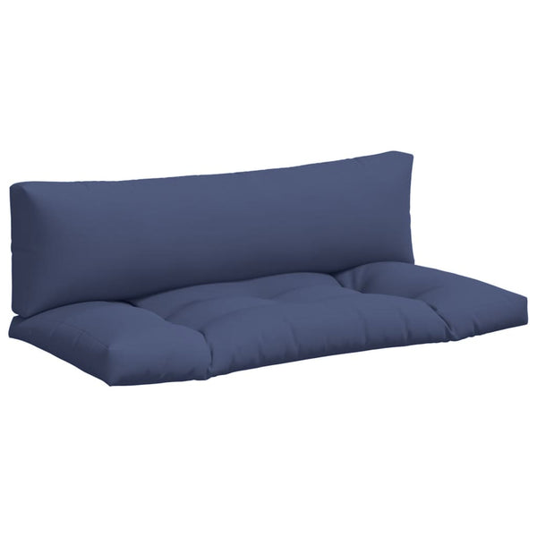 Marineblaue Palettenkissen, 2er-Set