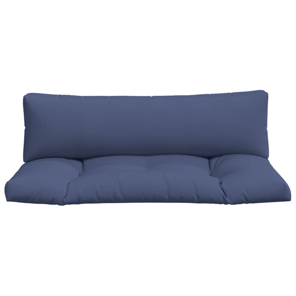 Marineblaue Palettenkissen, 2er-Set