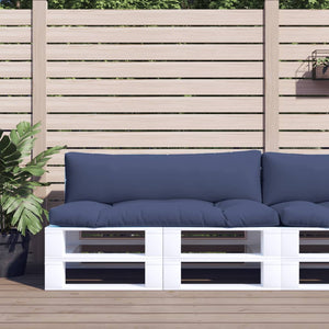 Marineblaue Palettenkissen, 2er-Set
