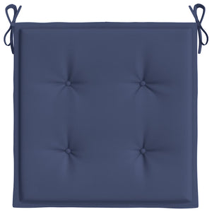 Marineblaue Palettenkissen, 40x40 cm, 2er-Set