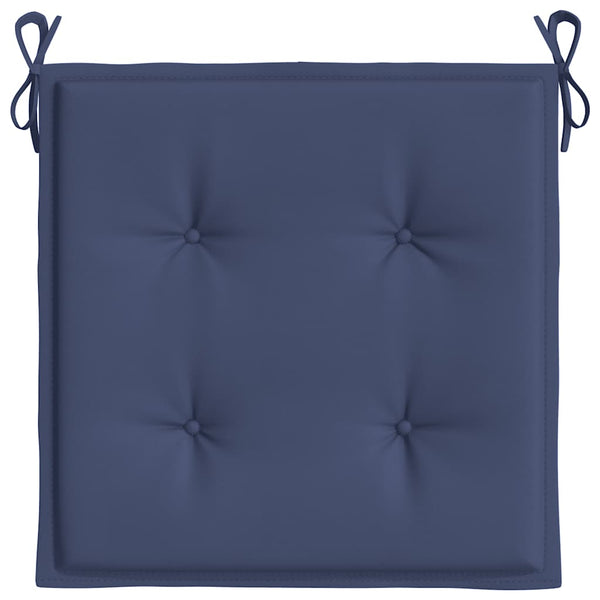 Marineblaue Palettenkissen, 40x40 cm, 2er-Set