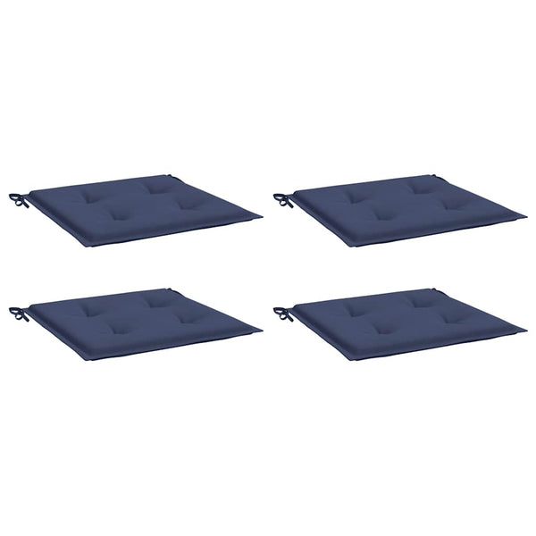 Marineblaue Palettenkissen 4er Set 40x40 cm