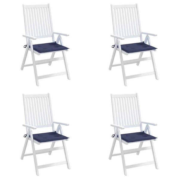 Marineblaue Palettenkissen 4er Set 40x40 cm