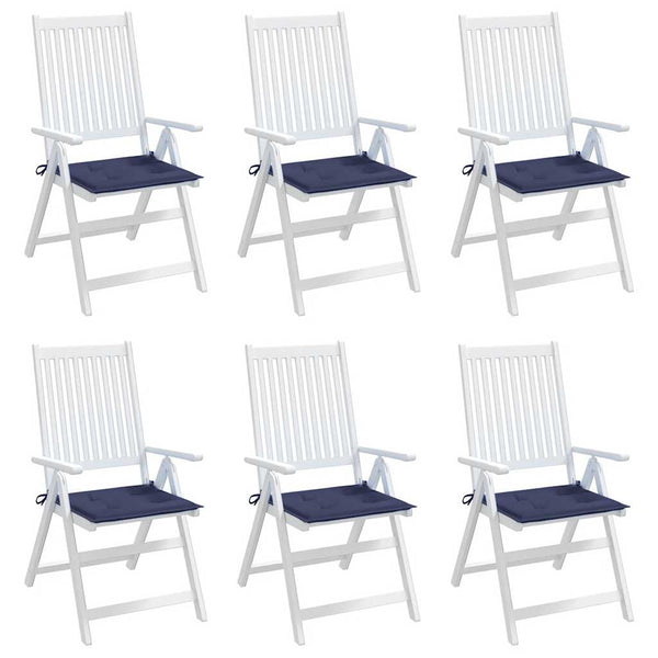 Palettenkissen 6er Set Marineblau 50x50 cm
