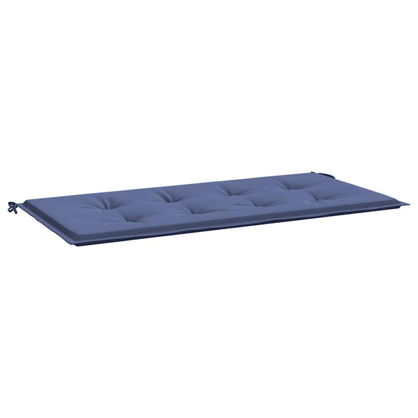 Marineblaue Gartenbank Auflage 100x50 cm