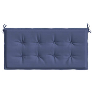 Marineblaue Gartenbank Auflage 100x50 cm