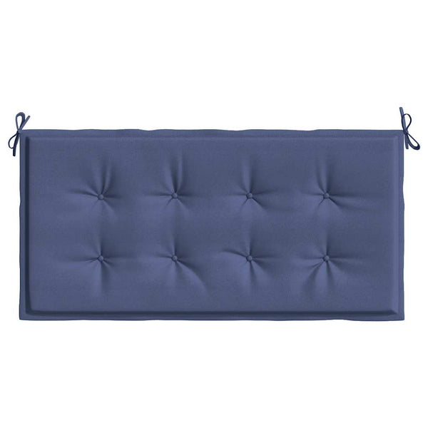 Marineblaue Gartenbank Auflage 100x50 cm
