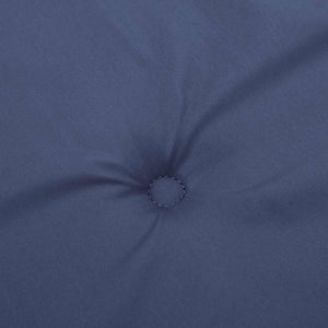 Marineblaue Gartenbank Auflage 100x50 cm