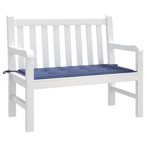 vidaXL Coussin de banc de jardin bleu marine 120x50x4 cm Tissu Oxford