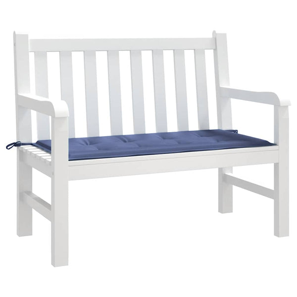 vidaXL Coussin de banc de jardin bleu marine 120x50x4 cm Tissu Oxford