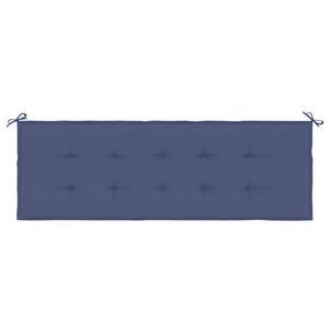 Marineblaue Gartenbankauflage 150 cm