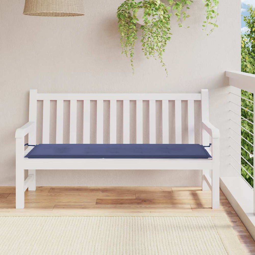 Marineblaue Gartenbankauflage 150 cm