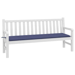 Marineblaue Gartenbankauflage 180 cm