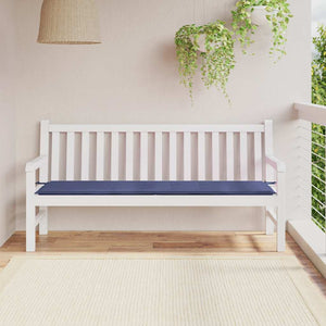 Marineblaue Gartenbankauflage 180 cm