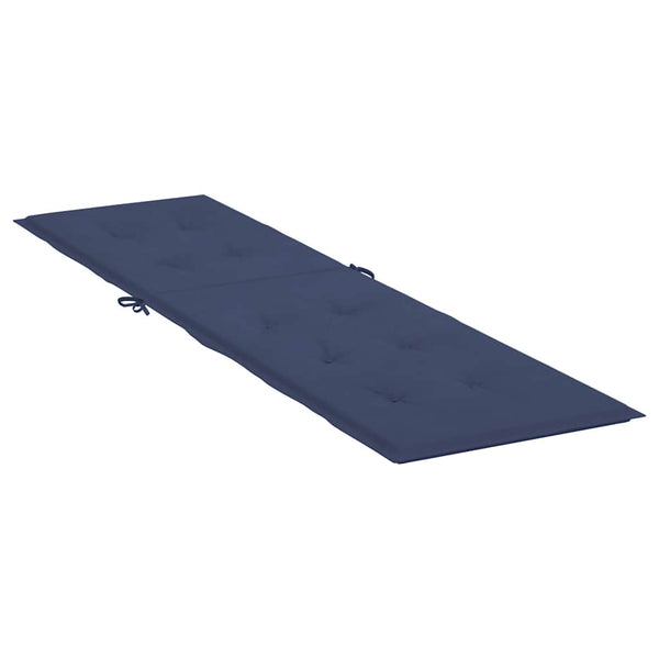 Marineblaue Liegestuhl Auflage Oxford-Gewebe