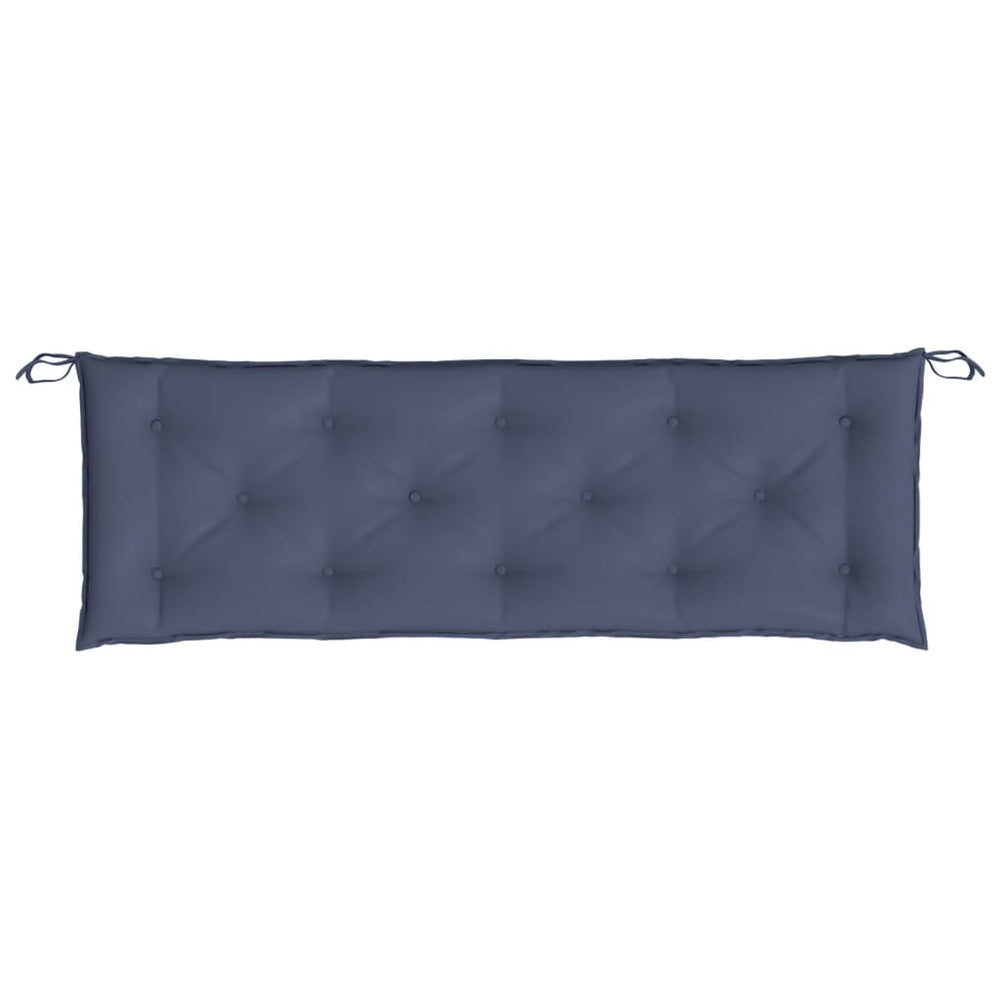 Marineblaue Gartenbank Auflage 150 cm