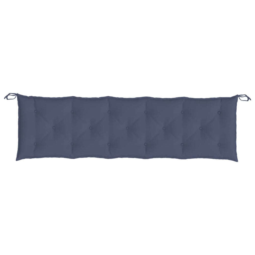 Marineblaue Gartenbank Auflage 180 cm