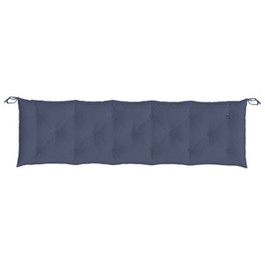 Marineblaue Gartenbank Auflage 180 cm