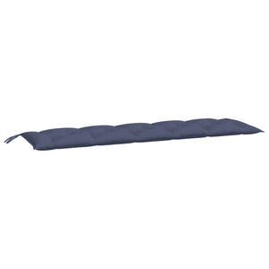 Marineblaue Gartenbank Auflage 180 cm