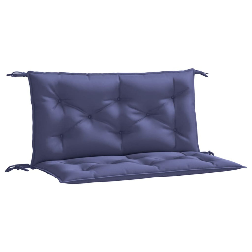 Gartenbank Auflagen Marineblau 100x50 cm, 2er Set