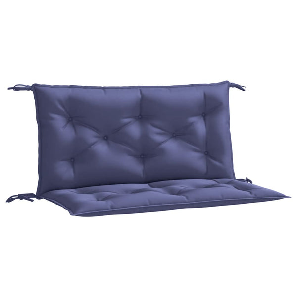 Gartenbank Auflagen Marineblau 100x50 cm, 2er Set