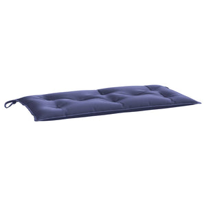 Gartenbank Auflagen Marineblau 100x50 cm, 2er Set
