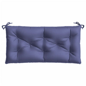 Gartenbank Auflagen Marineblau 100x50 cm, 2er Set