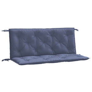 Gartenbank Auflagen Marineblau 120x50 cm, 2er Set