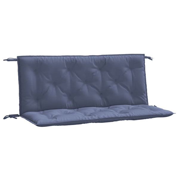 Gartenbank Auflagen Marineblau 120x50 cm, 2er Set