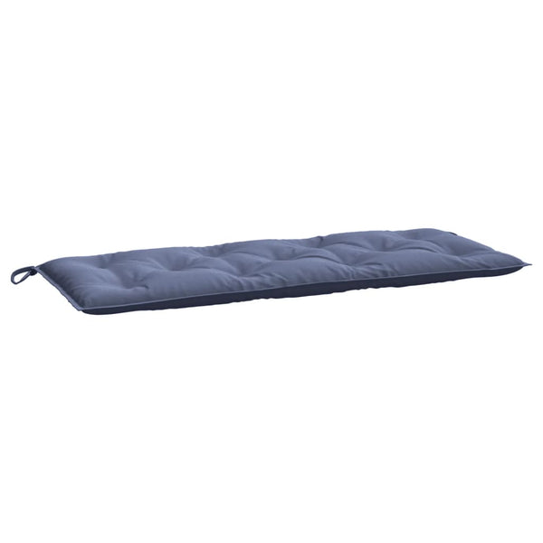 Gartenbank Auflagen Marineblau 120x50 cm, 2er Set
