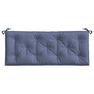 Gartenbank Auflagen Marineblau 120x50 cm, 2er Set