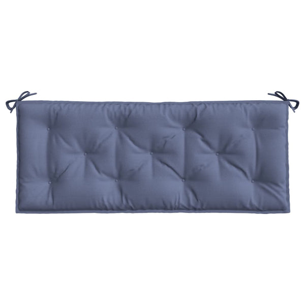 Gartenbank Auflagen Marineblau 120x50 cm, 2er Set